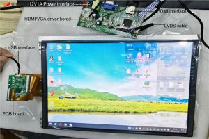 12.1 inch Fọwọkan iboju rasipibẹri Pi 3